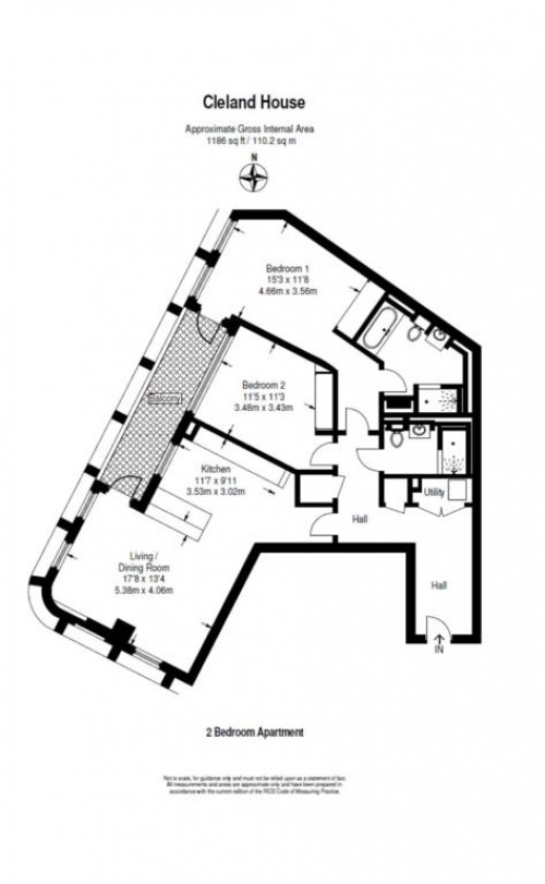 Floorplan for CLELAND HOUSE32 JOHN ISLIP STREET